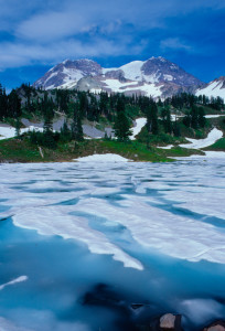 Saint Andrew's Lake on the Wonderland Trail, Mount Rainier National Park