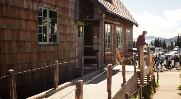 Caching food on the Wonderland Trail at Mount Rainier National Park