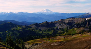 Mount Adams from Panhandle Gap - The Wonderland Trail Book